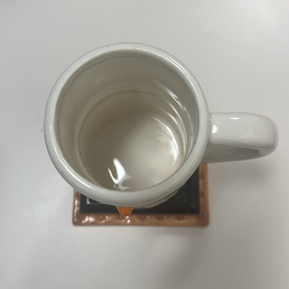 S'mores Coffee/Hot Cocoa Dolomite Mug - White and Brown - Picture 5 of 6